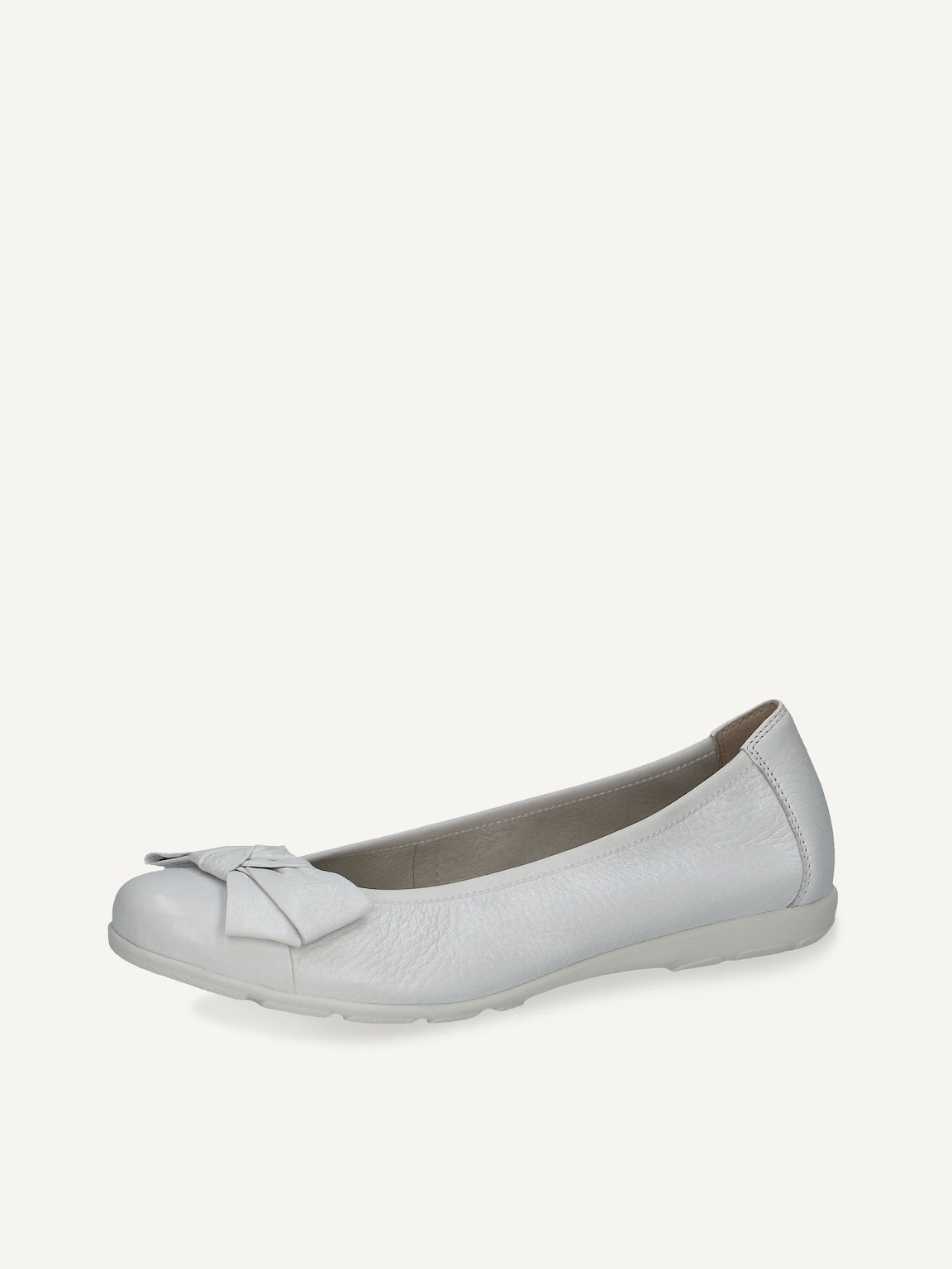 Caprice, Leather Ballerina - white WHITE DEER, image 1 of 6
