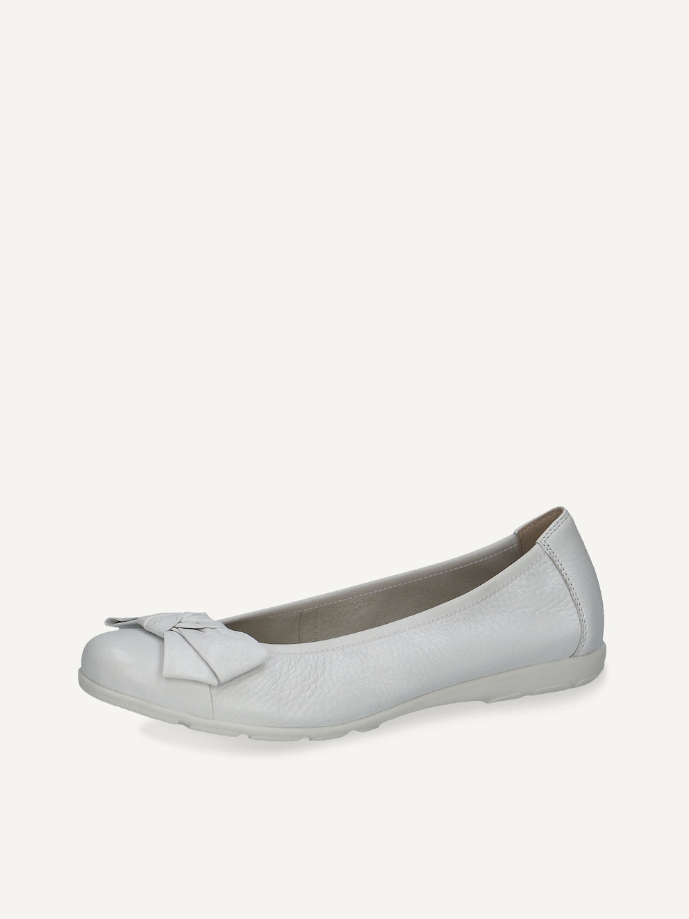 Caprice, Leather Ballerina - white WHITE DEER, image 1 of 6