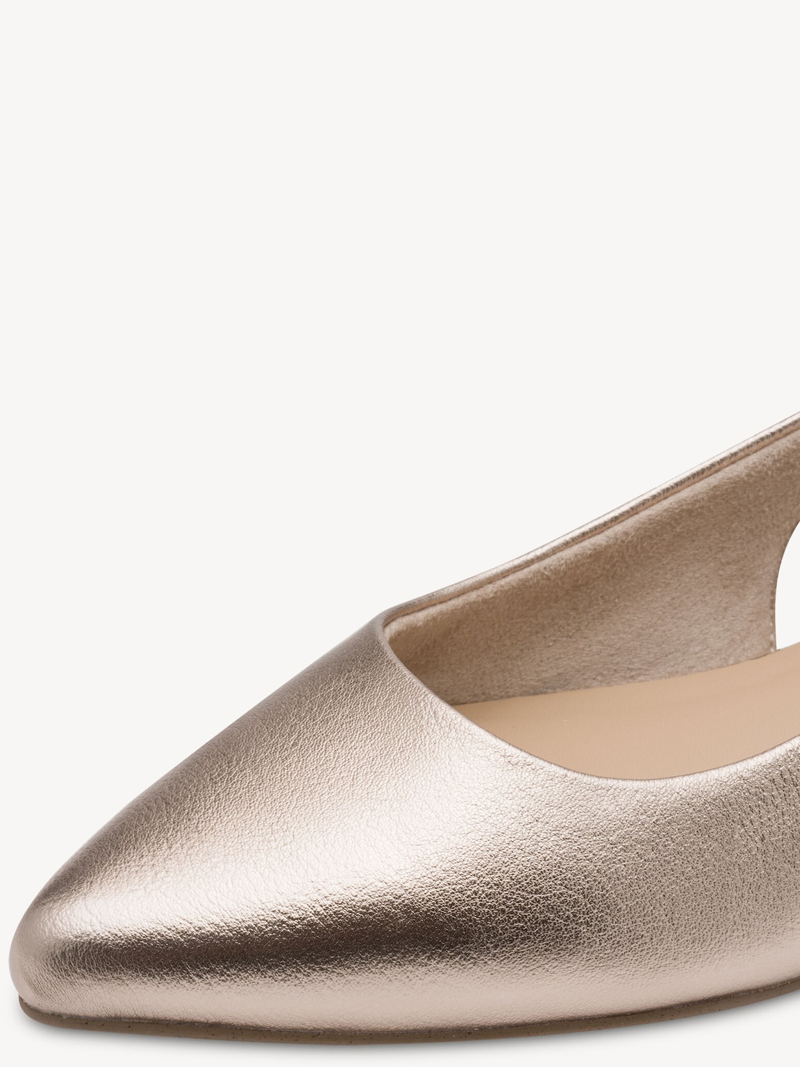 Marco Tozzi, Ballerina - metallico PLATINUM, immagine 5 di 6