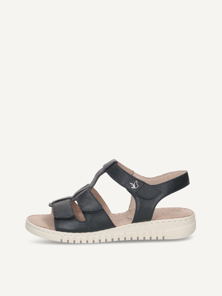 Caprice, Leather Heeled sandal - blue OCEAN NAPPA, image 3 of 6