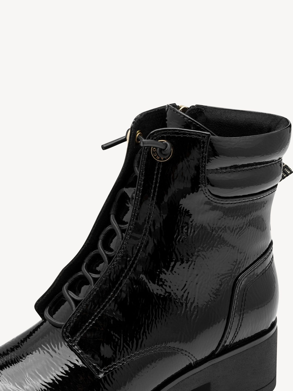 Marco Tozzi, Enkellaarsje - zwart BLACK PATENT, afbeelding 5 van 7