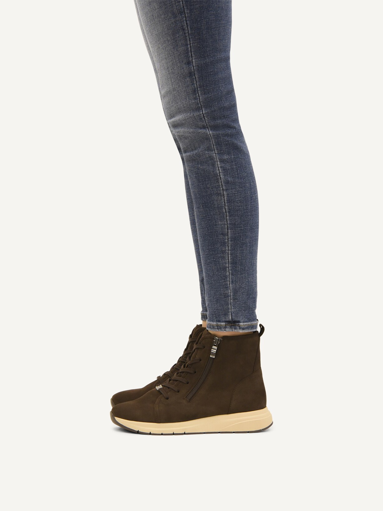 Caprice, Stivaletti - marrone DK BROWN SUEDE, immagine 2 di 6