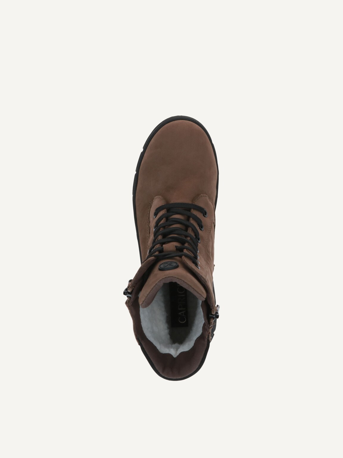 Caprice, Leather Bootie - beige warm lining TAUPE COMB, image 5 of 5