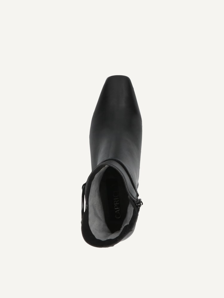 Caprice, Bottine en cuir - noir BLACK NAPPA, image 4 sur 5