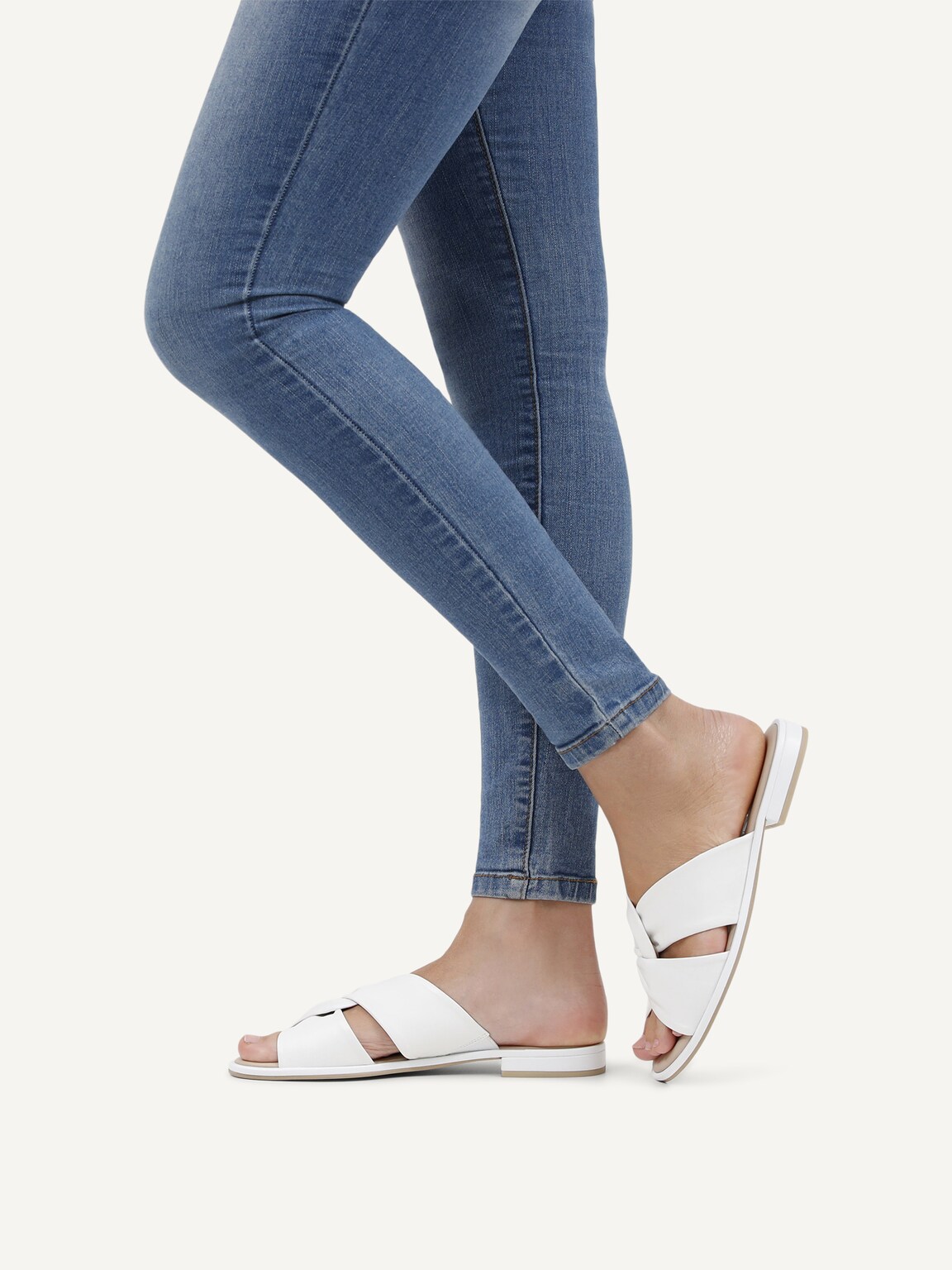 Caprice, Leather Mule - white WHITE NAPPA, image 2 of 6