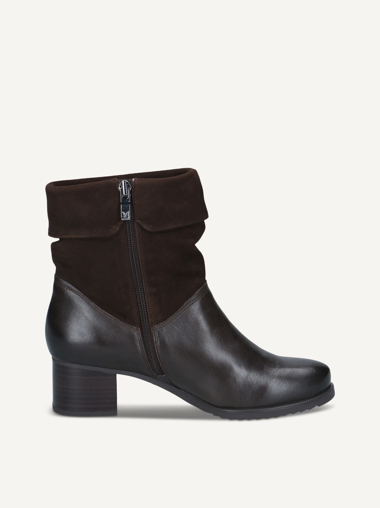 Caprice, Leather Bootie - brown DK BROWN COMB, image 4 of 6