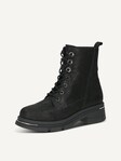 Selected, Caprice, Leather Bootie - black BLACK NUBUC