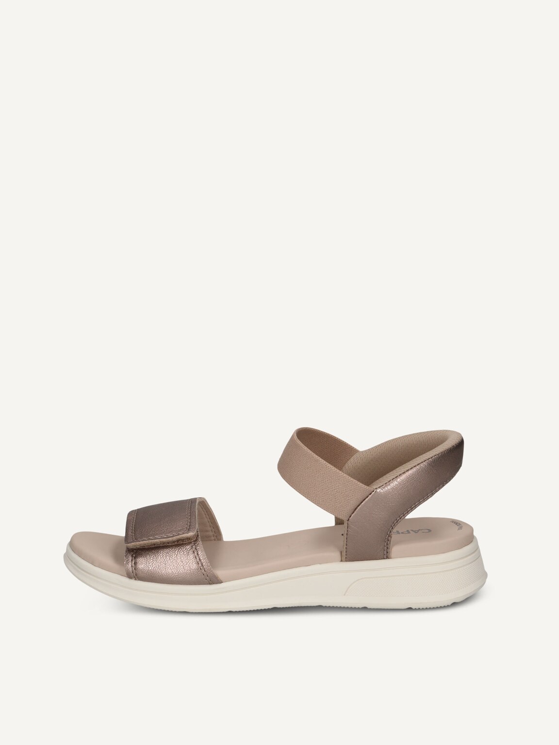 Caprice, Leather Sandal - brown TAUPE METALLIC, image 2 of 5