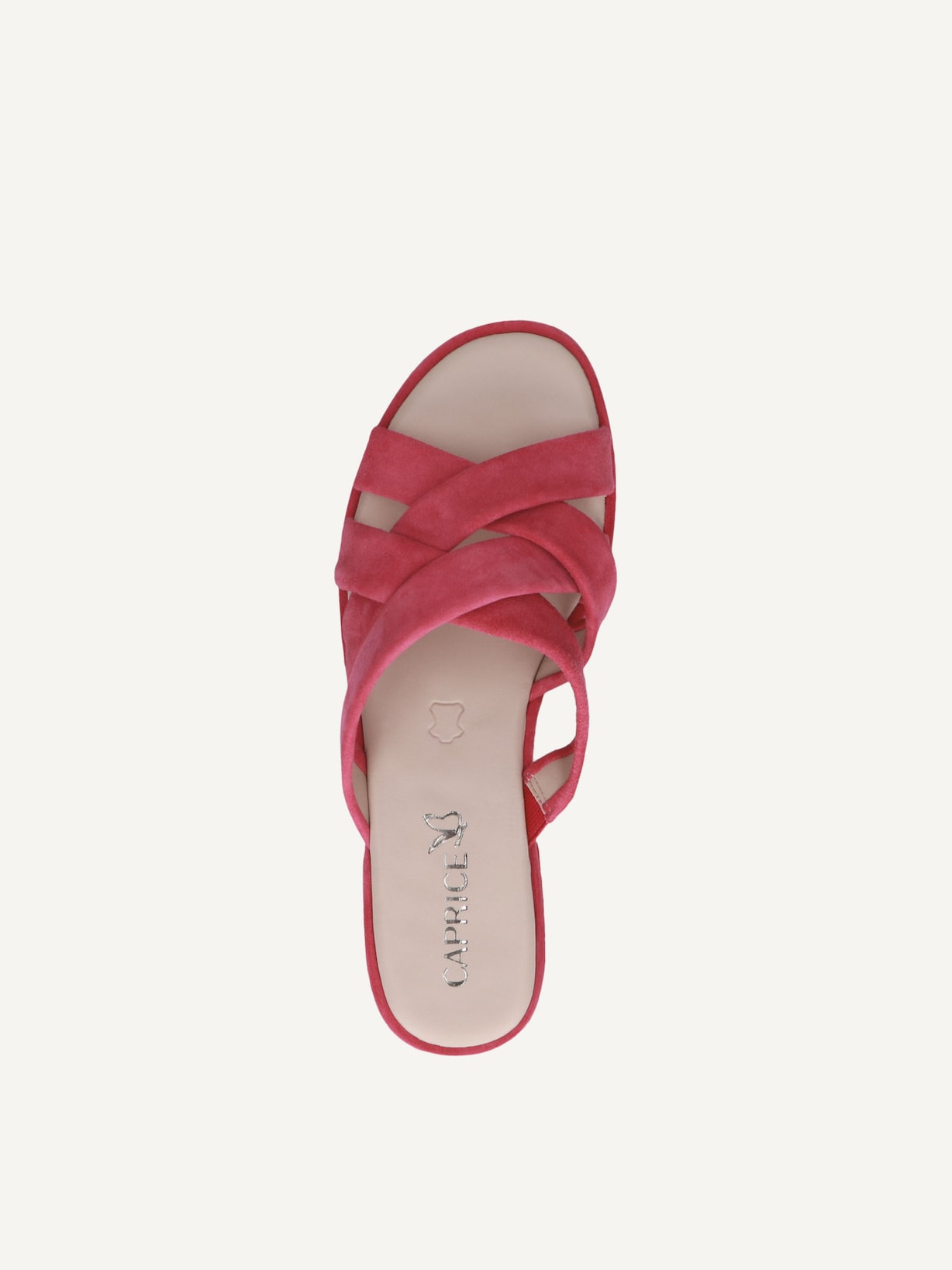 Caprice, Mule en cuir - rose vif PINK SUEDE, image 5 sur 6