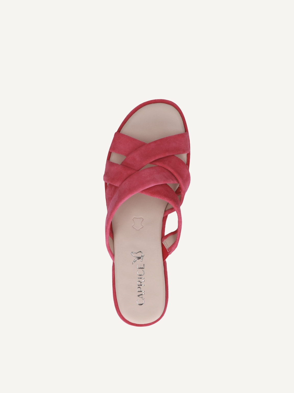 Caprice, Leather Mule - pink PINK SUEDE, image 6 of 6
