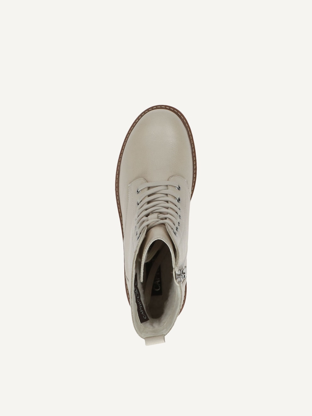 Caprice, Bottine en cuir - blanc doublure chaude OFFWHITE PERL., image 4 sur 5