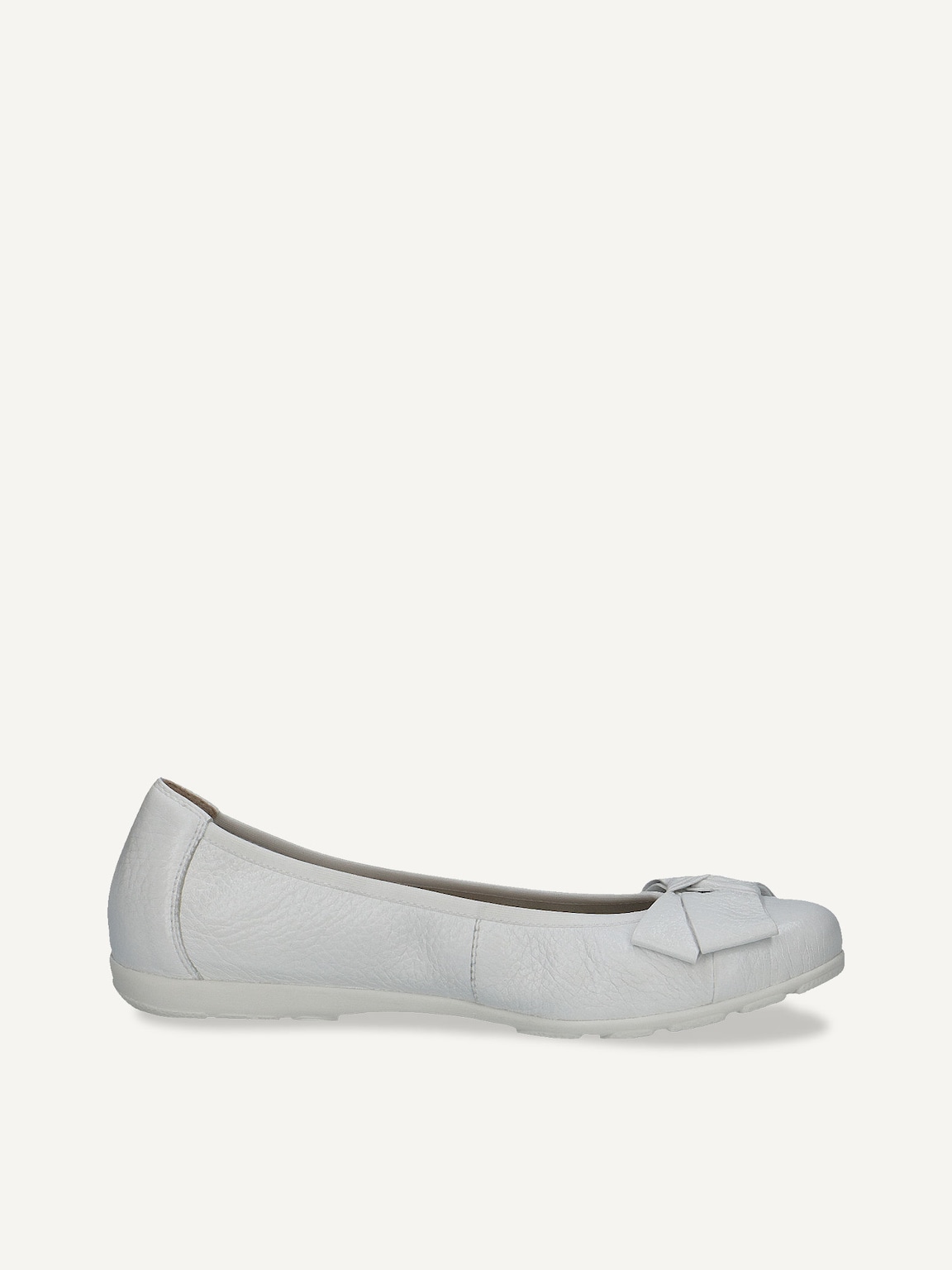 Caprice, Leather Ballerina - white WHITE DEER, image 4 of 6