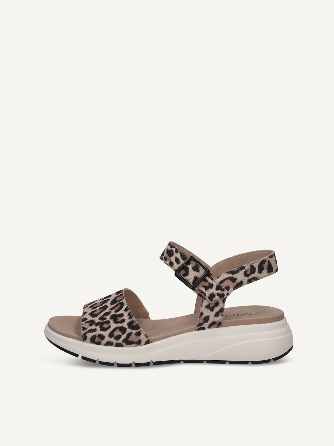 Caprice, Leather Sandal - beige LEO, image 3 of 6