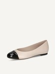 Not selected, Caprice, Ballerina - metallic CREAM COMB