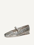 Not selected, Caprice, Leather Ballerina - metallic PLATIN.MET.CO