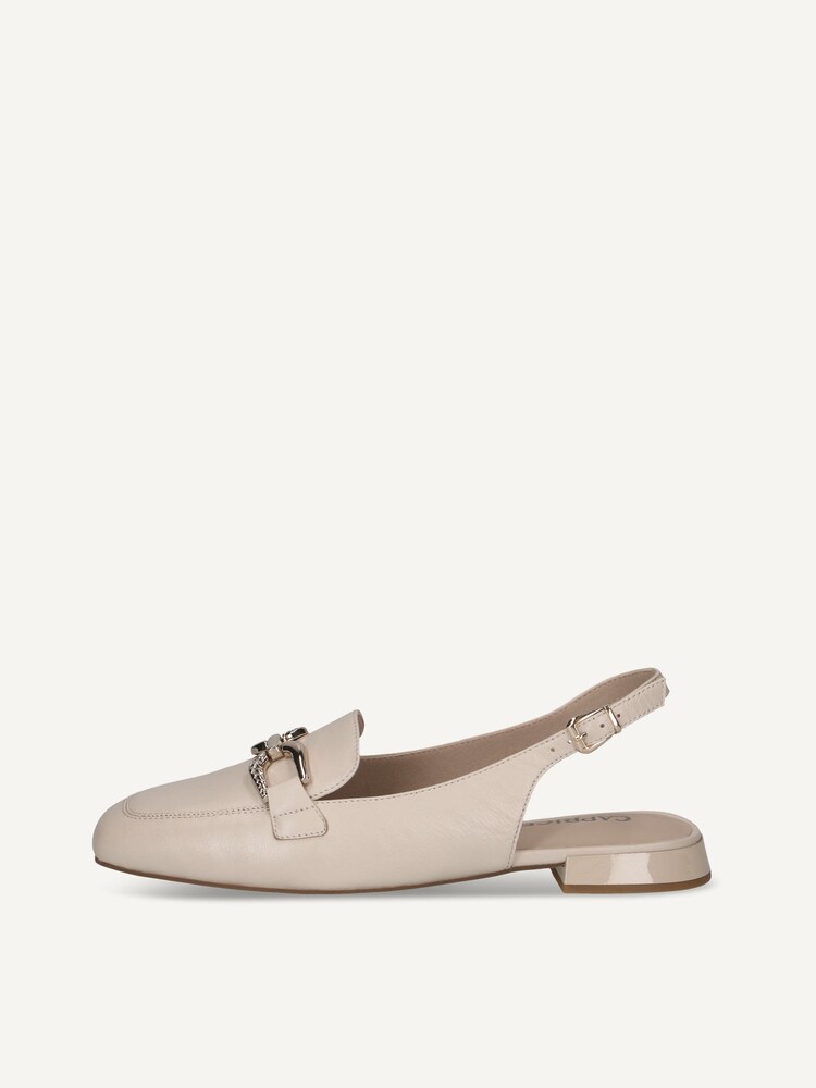 Caprice, Leather sling pumps - beige CREAM PERLATO, image 3 of 6