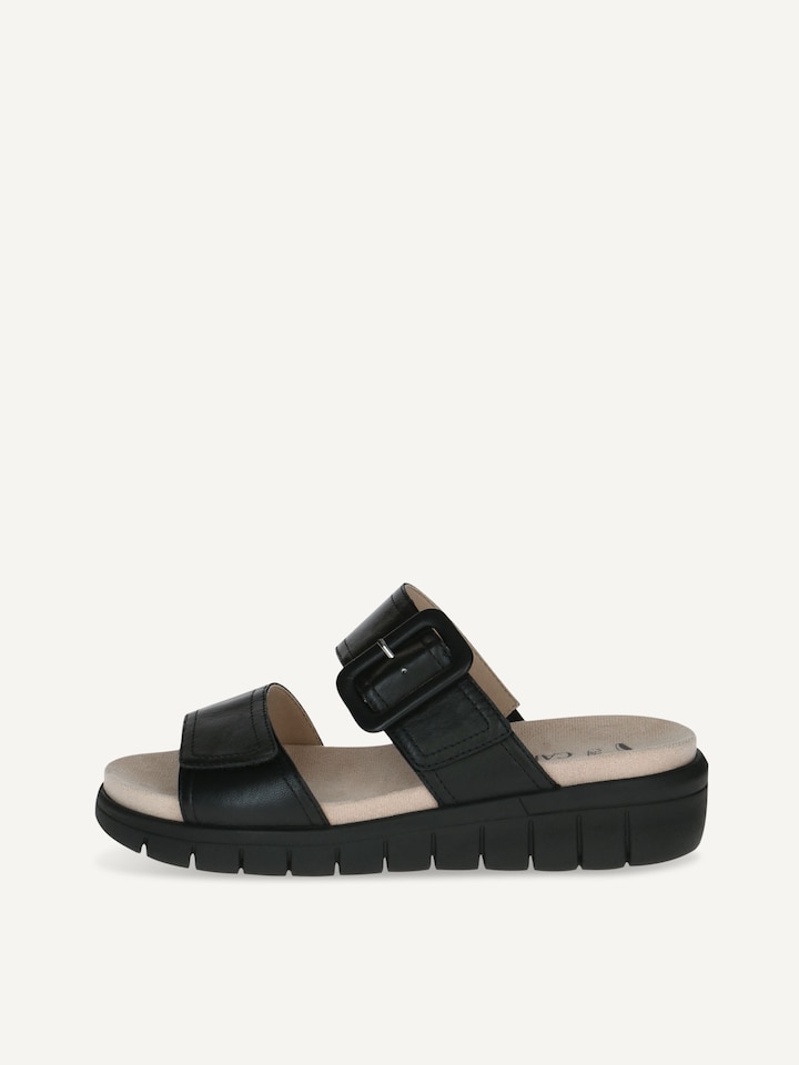 Caprice, Mule en cuir - noir BLACK/BLK SOLE