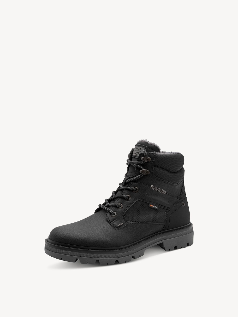 Marco Tozzi, Bootie - black warm lining, BLACK, Image 2 of 6