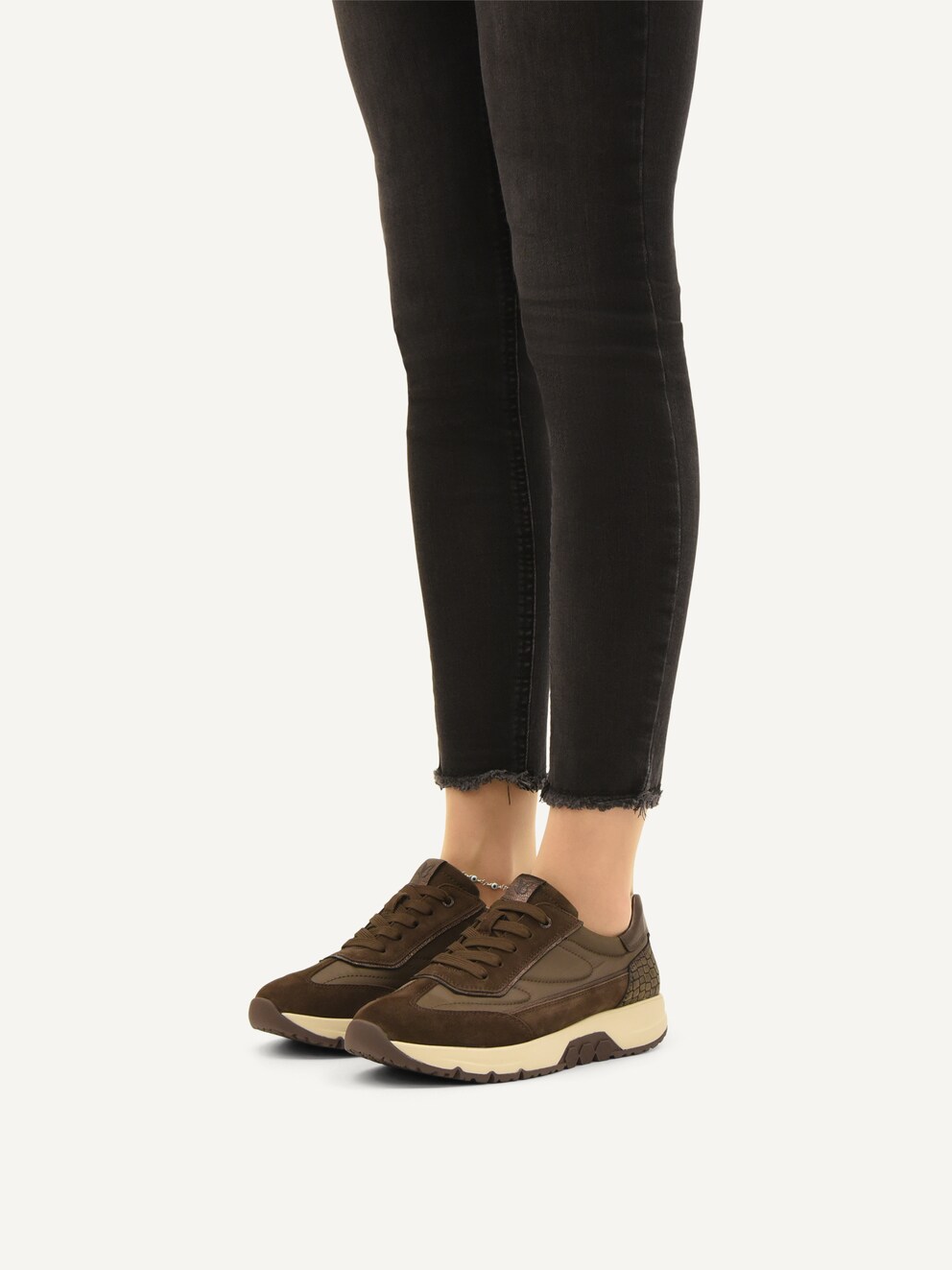 Caprice, Sneaker - marrone DK BROWN COMB, immagine 2 di 6