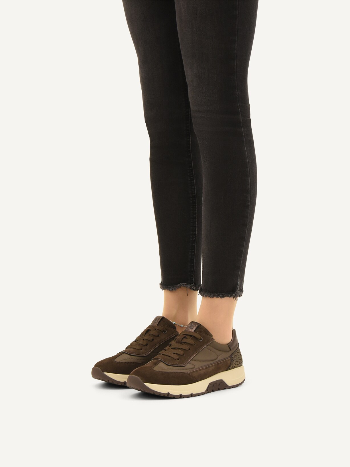 Caprice, Sneaker - marrone DK BROWN COMB, immagine 2 di 6