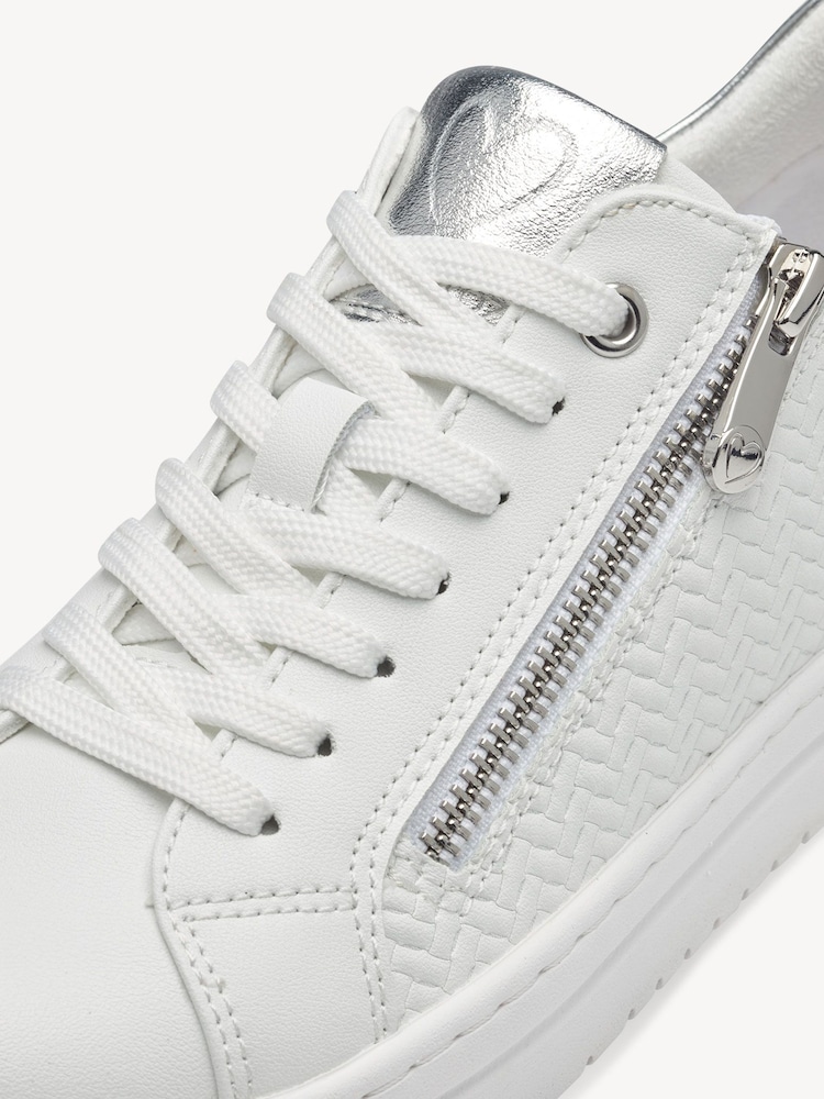Marco Tozzi, Sneaker - bianco WHITE COMB, immagine 6 di 6