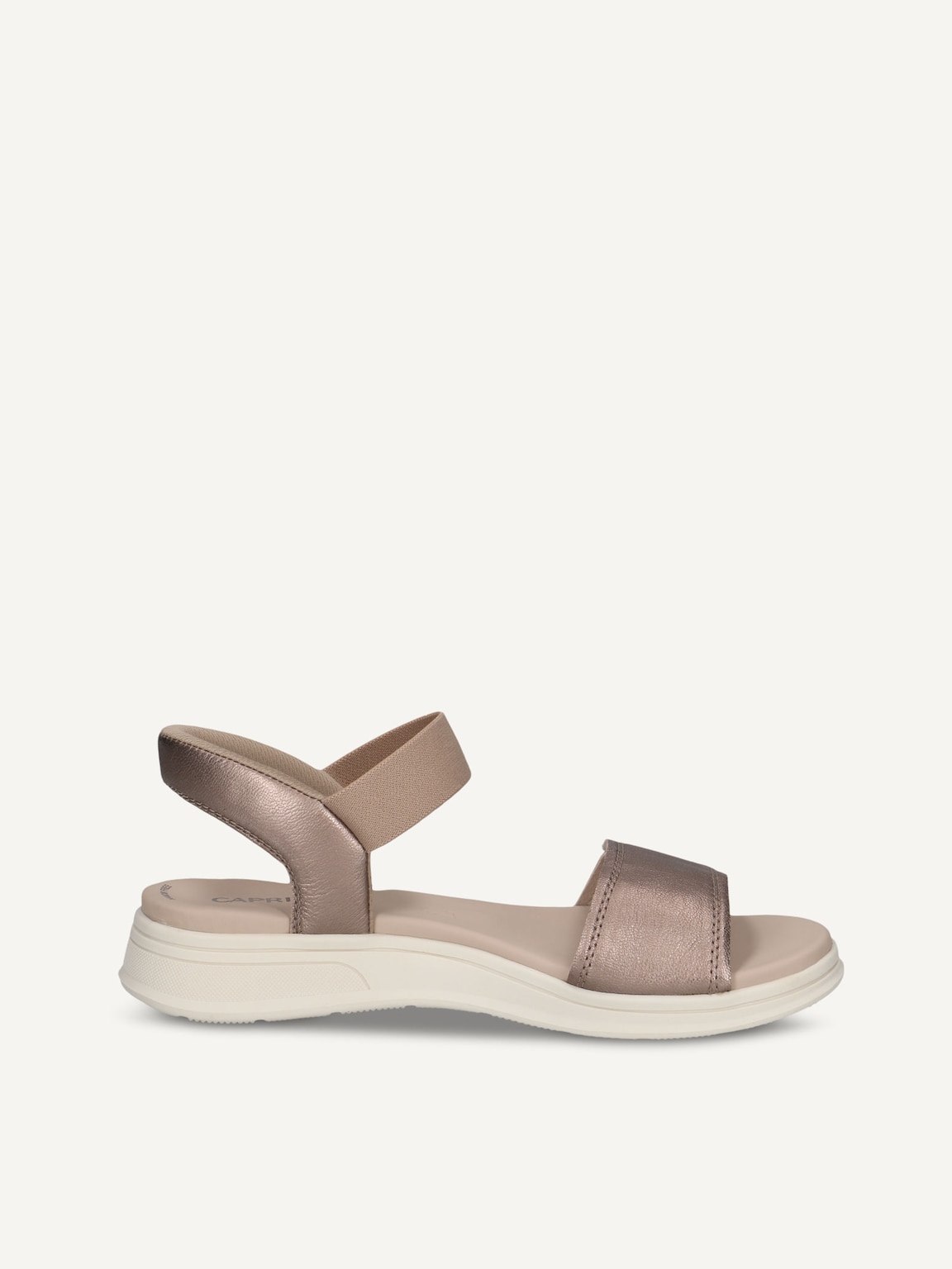 Caprice, Leather Sandal - brown TAUPE METALLIC, image 3 of 5