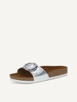 Selected, Caprice, Leather Mule - silver SILVER METAL.