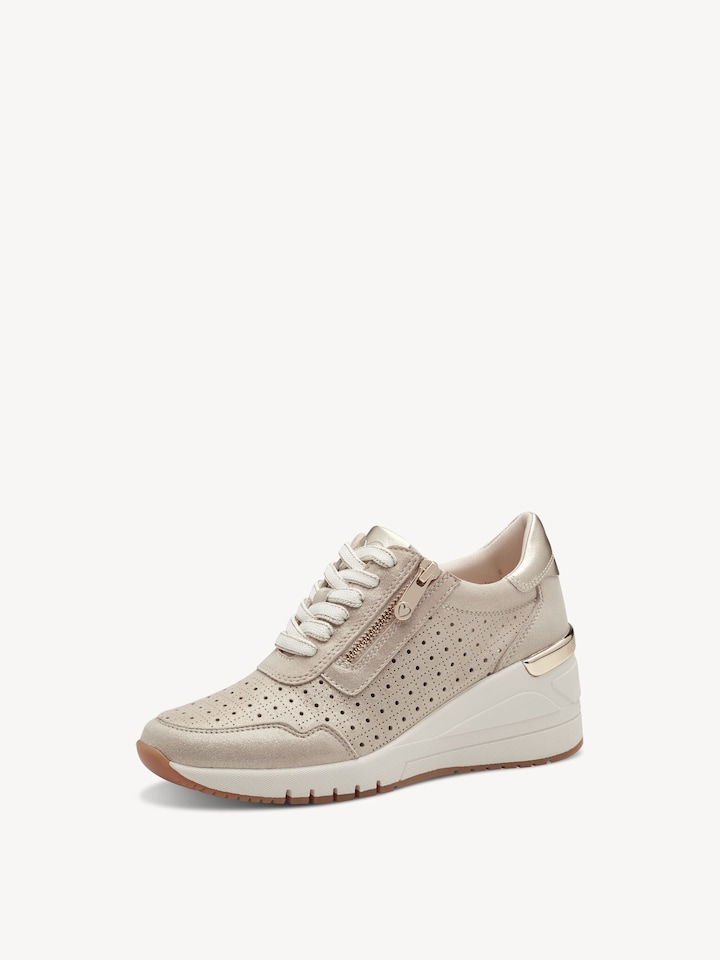Marco Tozzi, Sneaker - metallic PLATINUM COMB