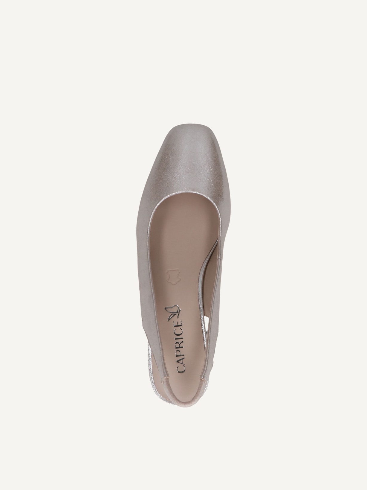 Caprice, Escarpin en cuir - marron TAUPE METALLIC, image 6 sur 7