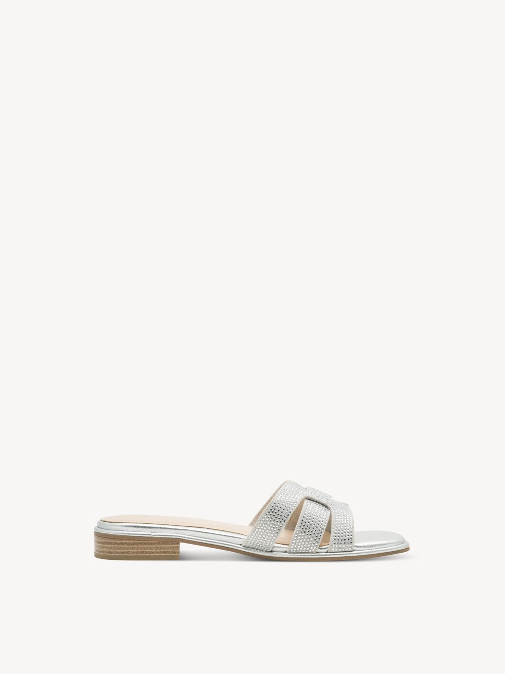Marco Tozzi, Slipper - metallic SILVER, afbeelding 6 van 6
