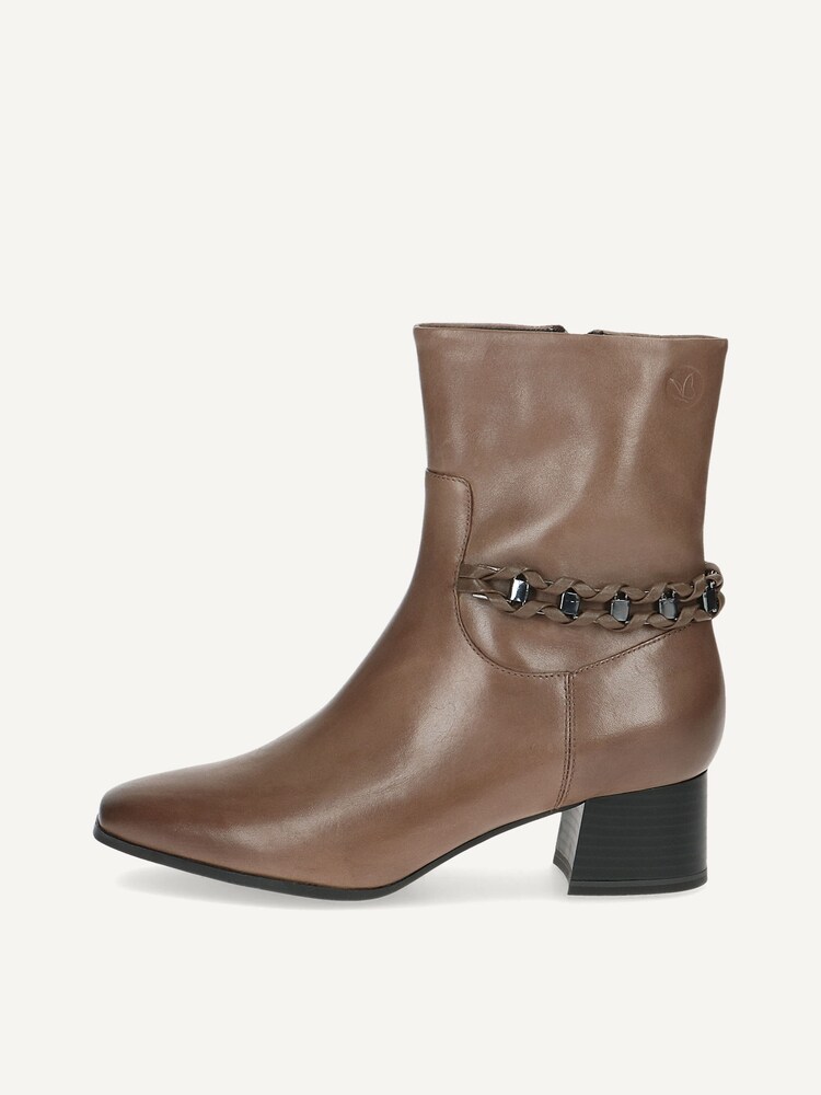 Caprice, Leather Bootie - brown TAUPE NAPPA, image 3 of 6