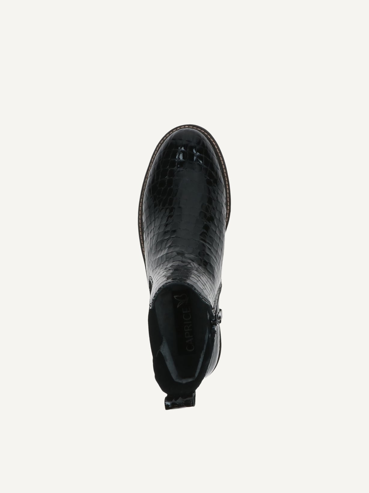 Caprice, Bottine Chelsea - noir BLACK CROCO, image 4 sur 5