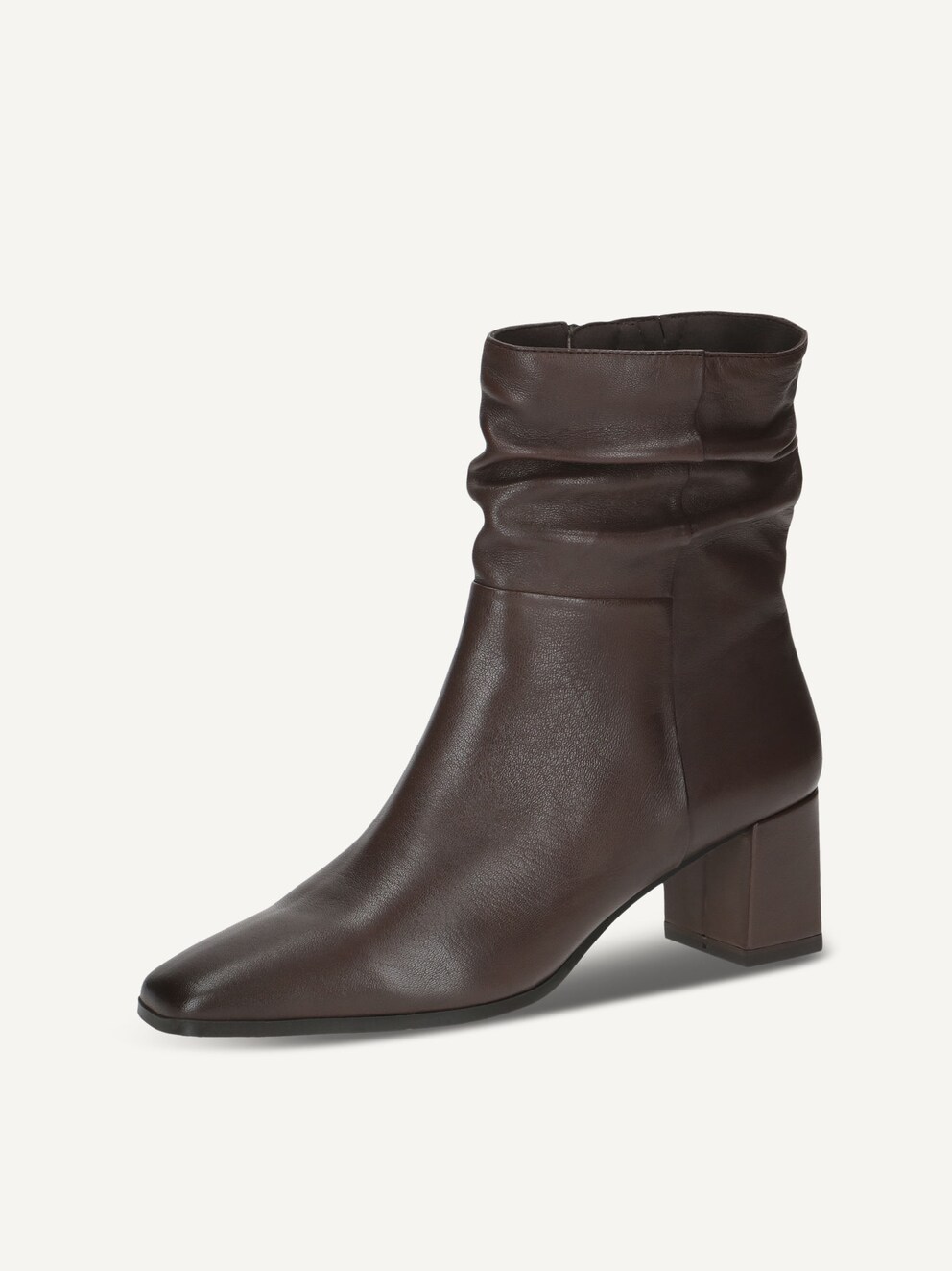 Caprice, Leather Bootie - brown DK BROWN NAPPA, image 1 of 6