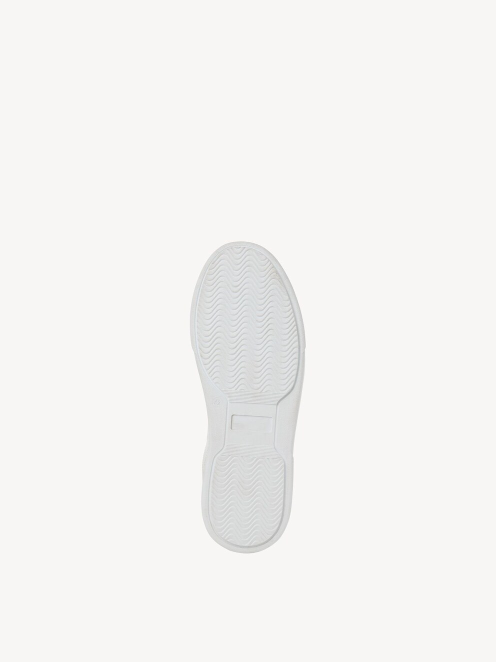 Marco Tozzi, Leren Sneaker - offwhite WHITE/BLACK, afbeelding 3 van 6