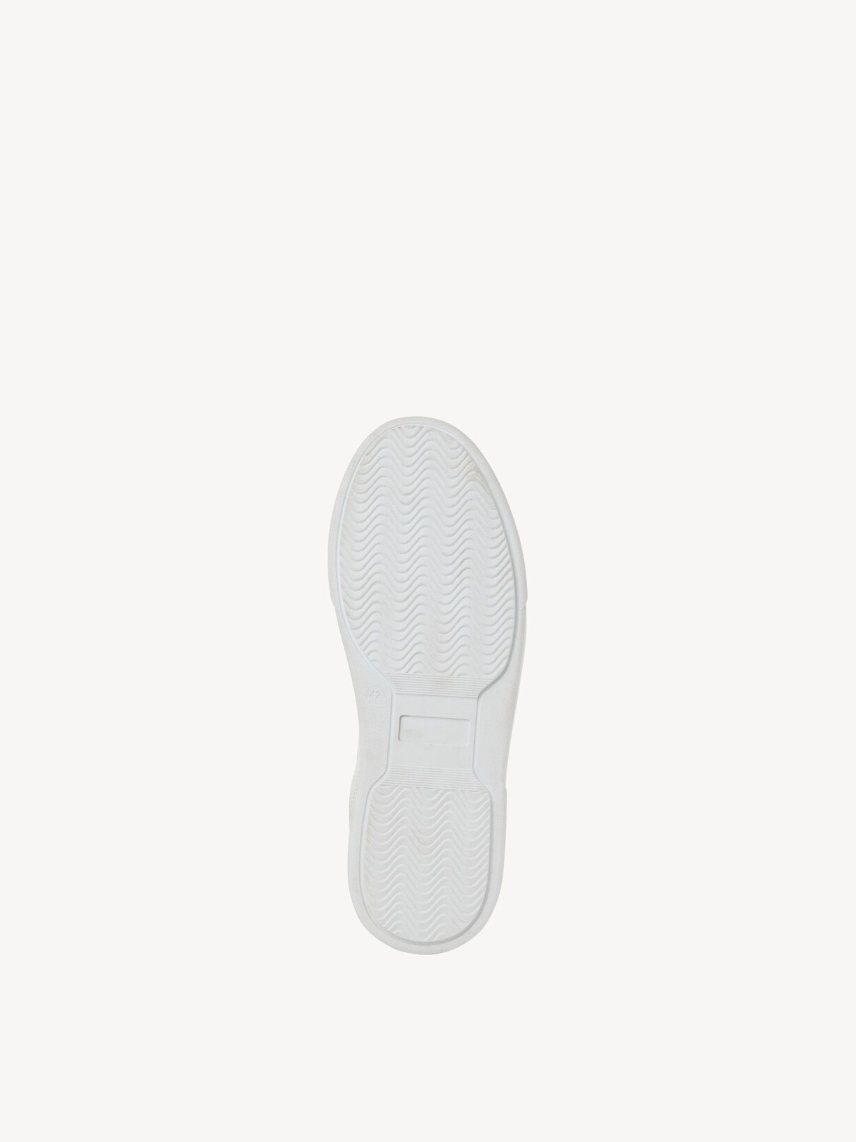 Marco Tozzi, Leren Sneaker - offwhite WHITE/BLACK, afbeelding 3 van 6