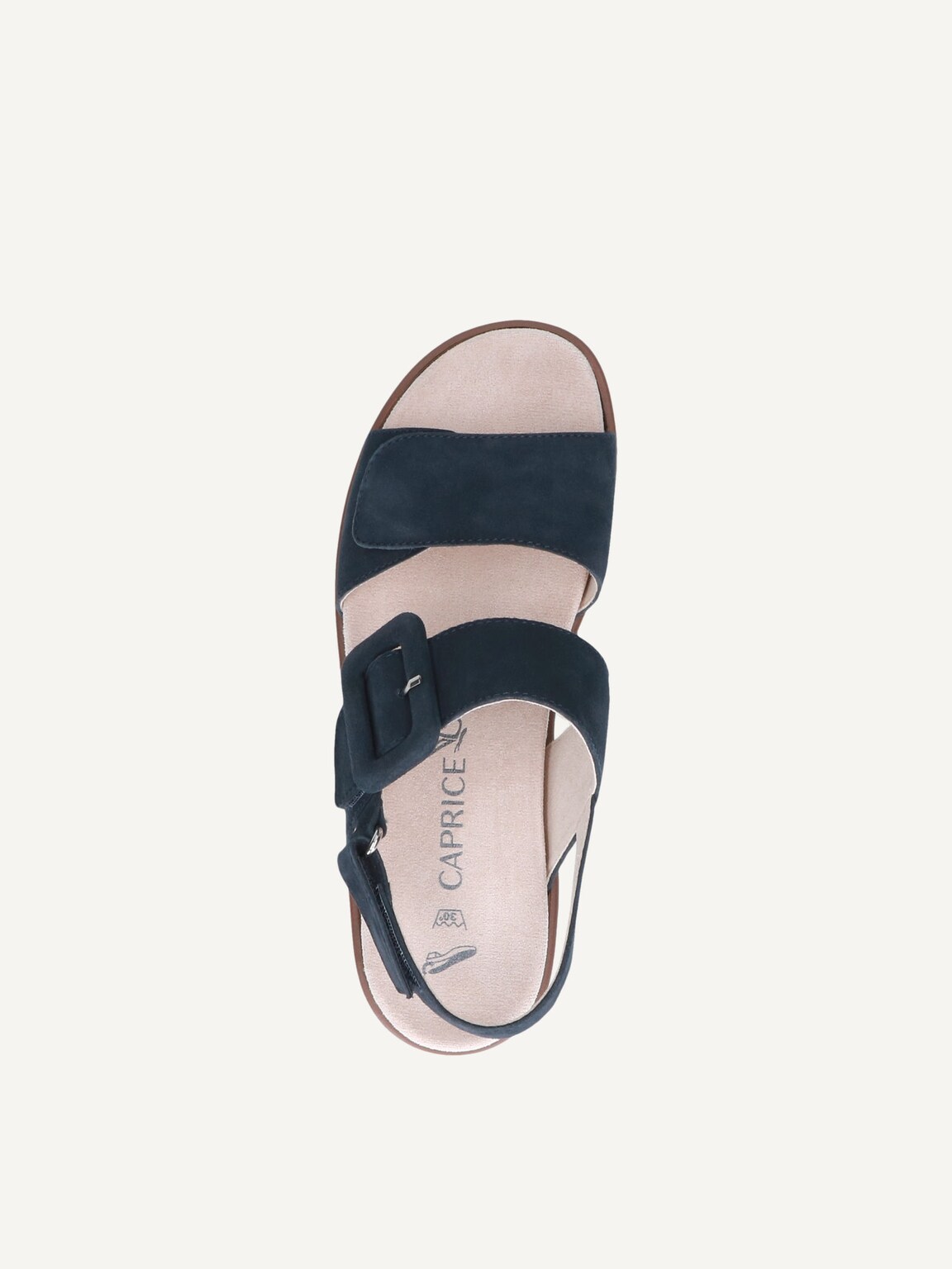 Caprice, Leather Sandal - blue OCEAN SUEDE, image 5 of 5