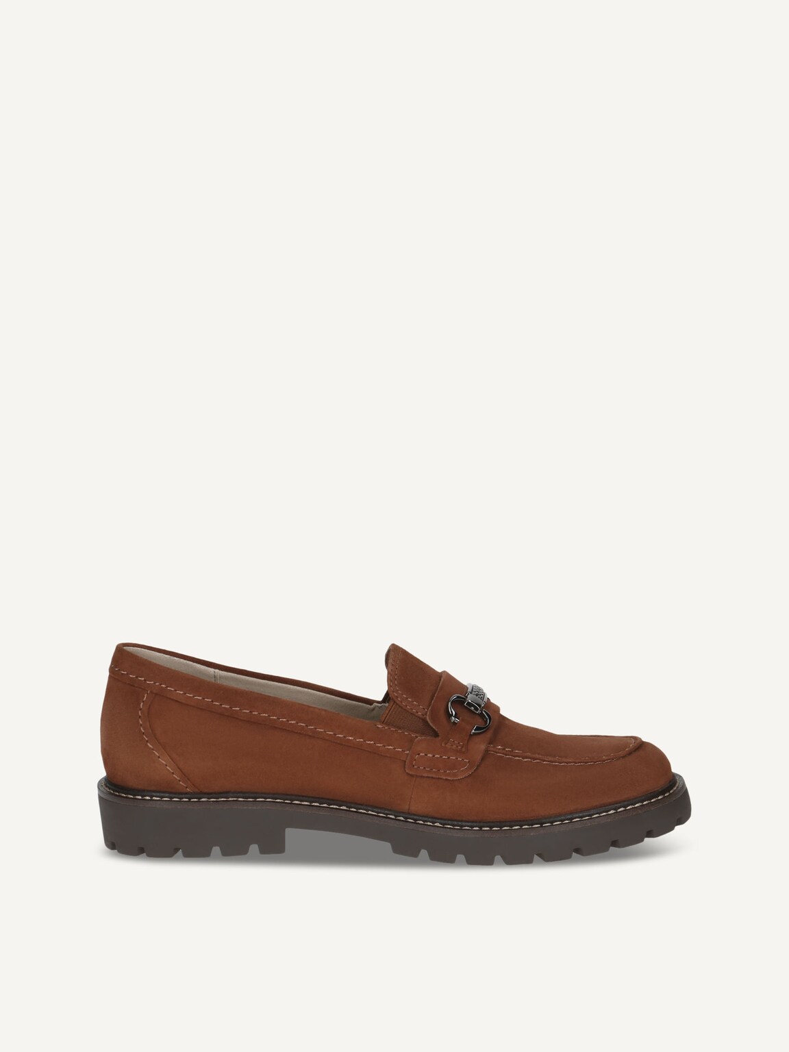 Caprice, Leather Slipper - brown COGNAC SUEDE, image 3 of 5