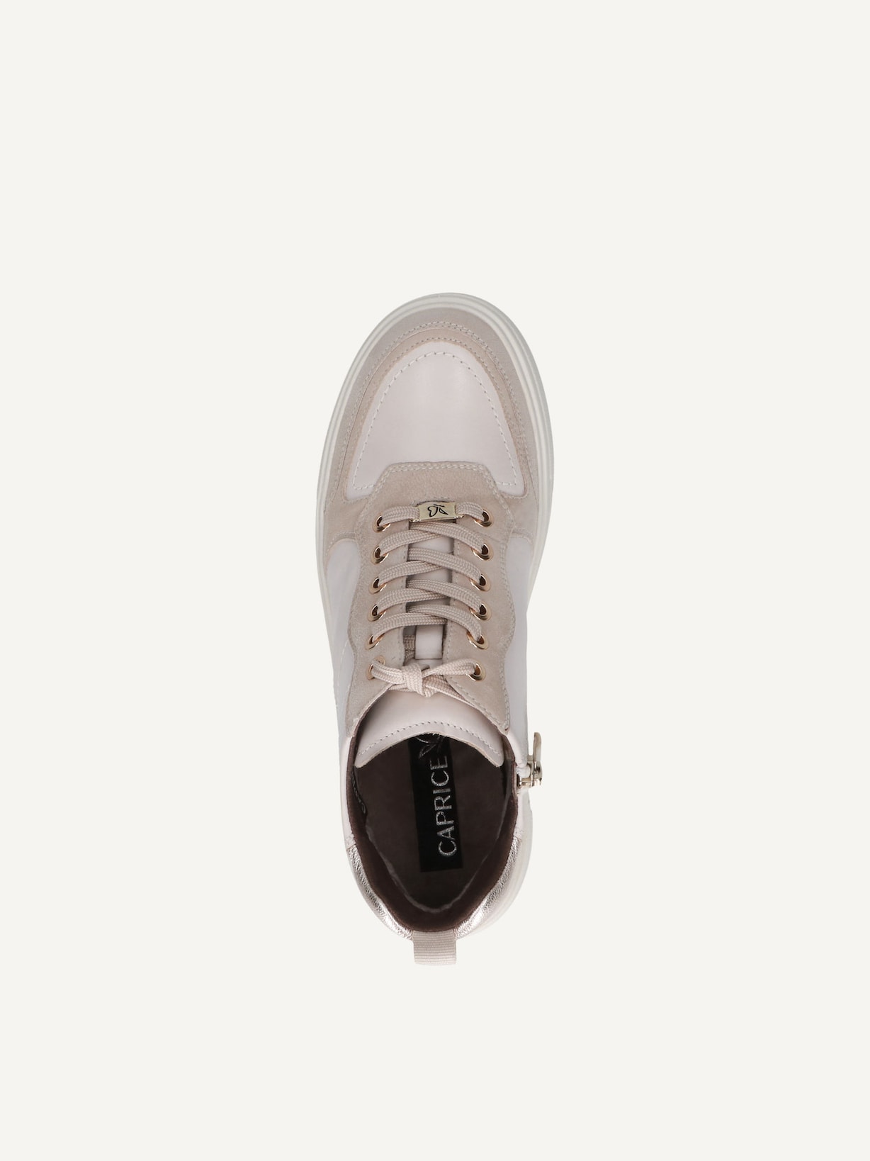 Caprice, Basket en cuir - blanc OFFWHITE COMB, image 4 sur 5