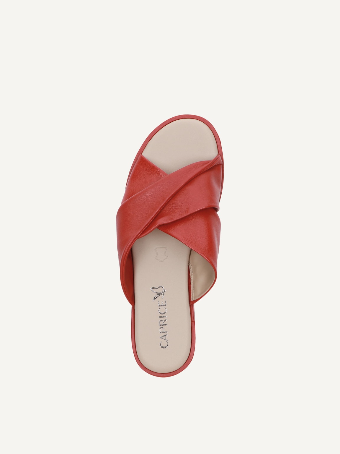 Caprice, Leather Mule - red RED NAPPA, image 5 of 5