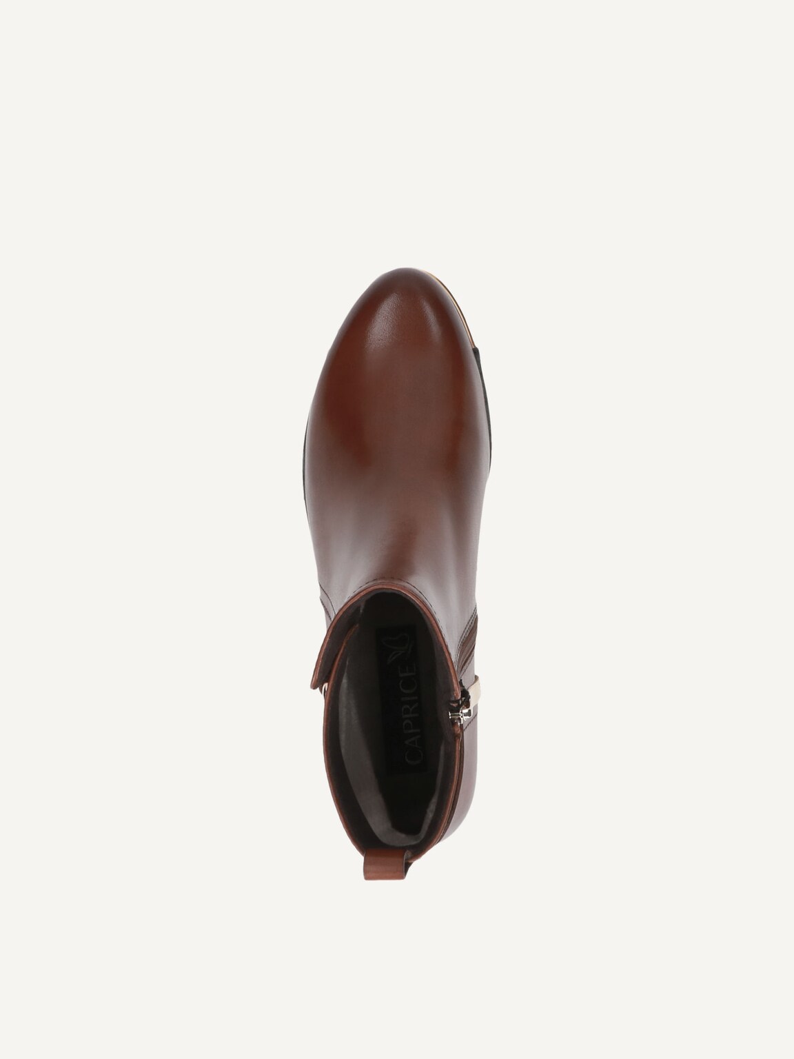 Caprice, Leather Bootie - brown COGNAC NAPPA, image 6 of 6