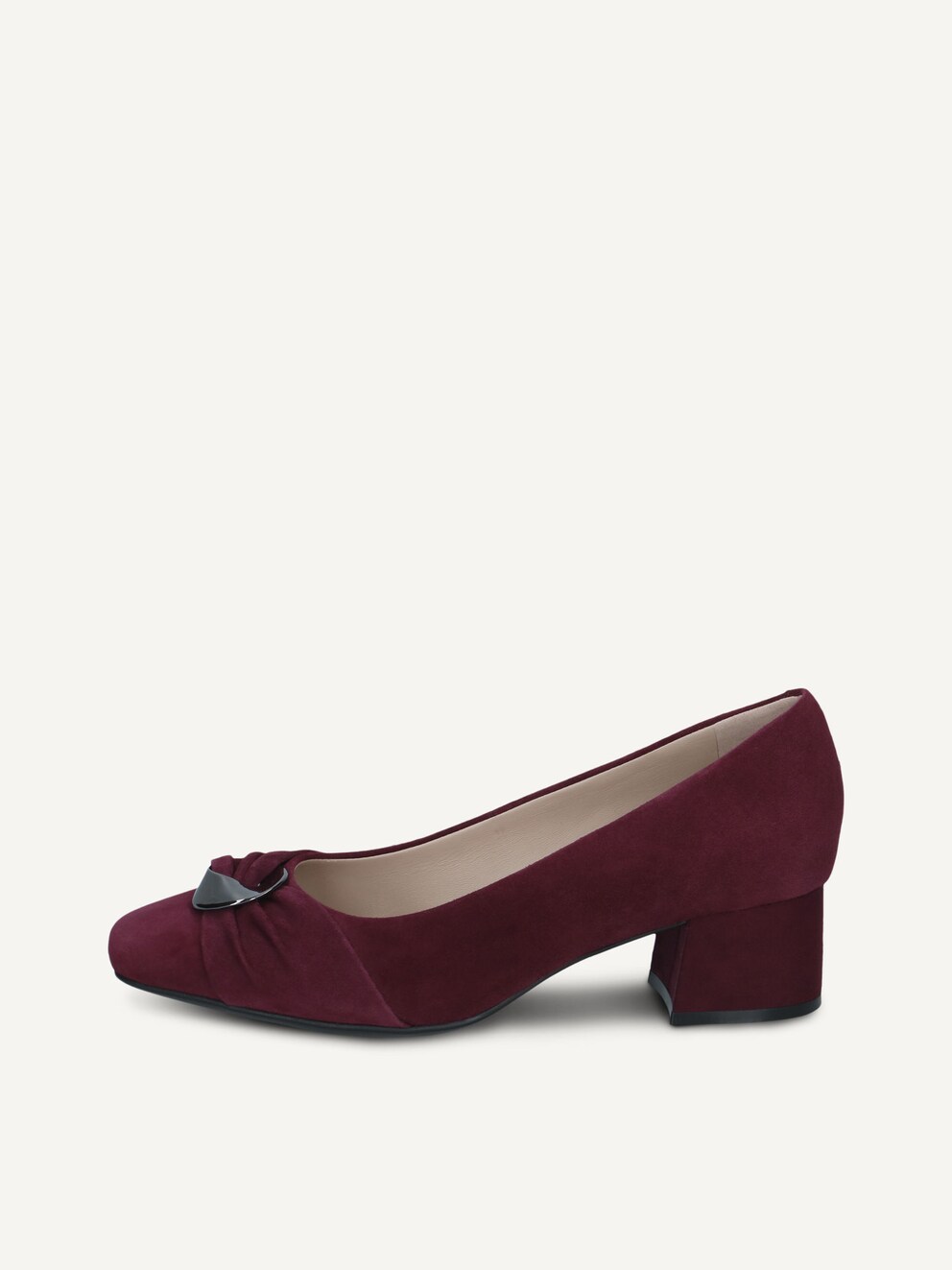Caprice, Decolleté - rosso BORDEAUX SUEDE, immagine 1 di 6