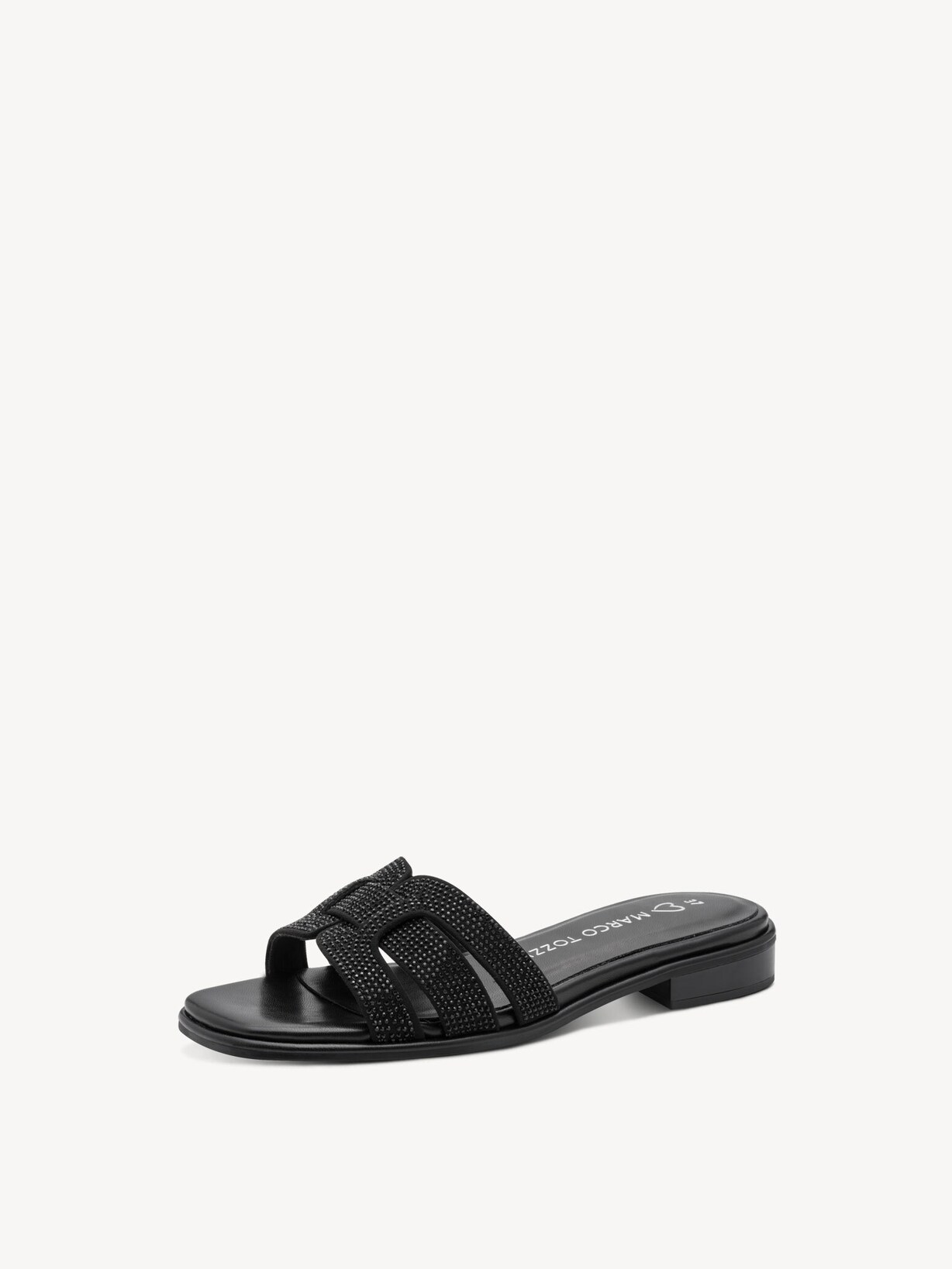 Marco Tozzi, Pantolette - sort BLACK, billede 1 af 6