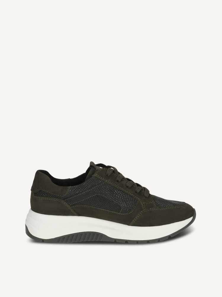 Caprice, Leather Sneaker - khaki KHAKI COMB, image 3 of 5