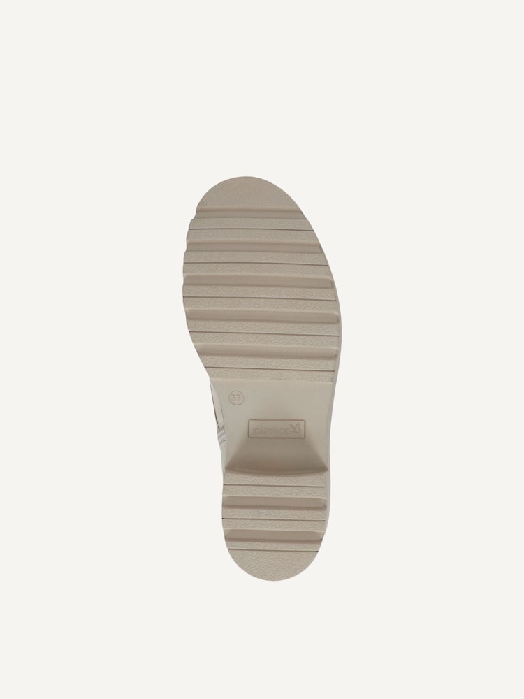 Caprice, Leather Bootie - white warm lining OFFWHITE PERL., image 4 of 5