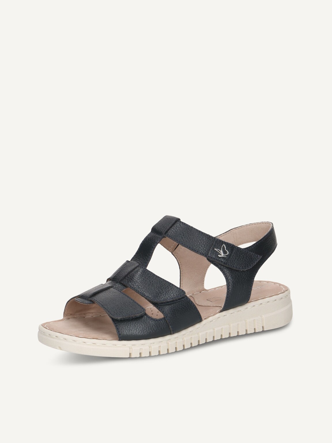 Caprice, Leather Heeled sandal - blue OCEAN NAPPA, image 1 of 6