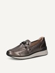 Not selected, Caprice, Leather Slipper - metallic PIOMBO METAL