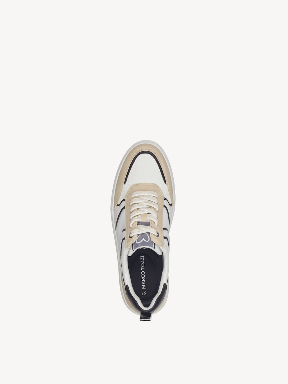 Marco Tozzi, Sneaker - weiß WHITE/BLACK, Bild 5 von 6