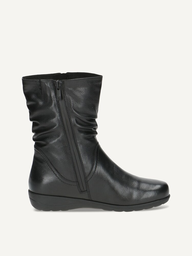 Caprice, Leather Bootie - black warm lining BLACK NAPPA, image 3 of 5