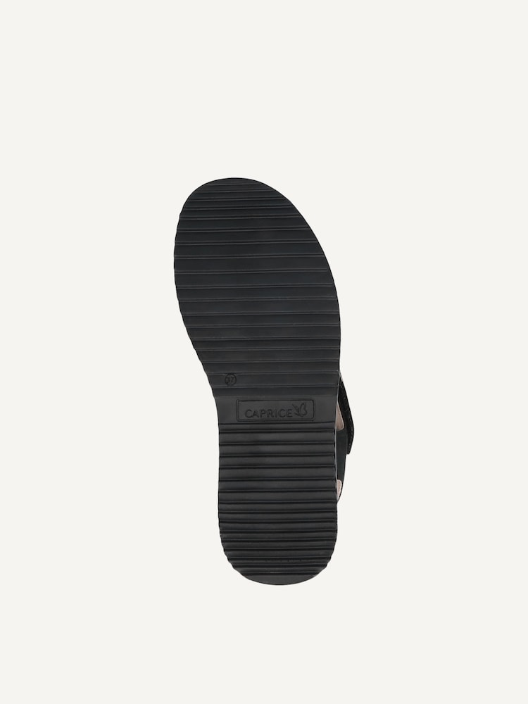 Caprice, Sandale en cuir - noir BLACK METALLIC, image 5 sur 5