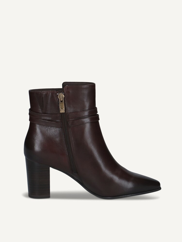 Caprice, Leather Bootie - brown DK BROWN NAPPA, image 3 of 5